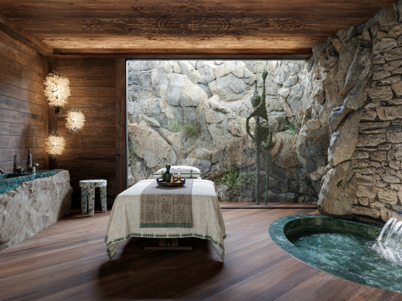 Mountainside Retreat Treatment Room